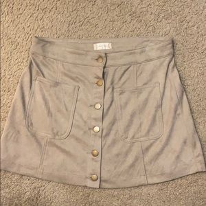 Alter’d state suede tan skirt